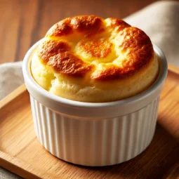 Recette du soufflé au fromage, aéré et doré, préparé rapidement au Airfryer pour un résultat léger et savoureux.