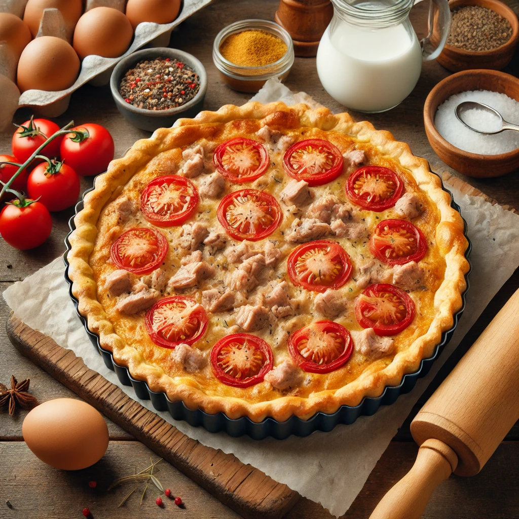 Découvrez notre recette de tarte au thon au Airfryer. Simple, savoureuse et rapide à préparer, cette tarte au thon vous séduira par sa croûte dorée et sa garniture fondante. Parfait pour un repas en famille ou entre amis.