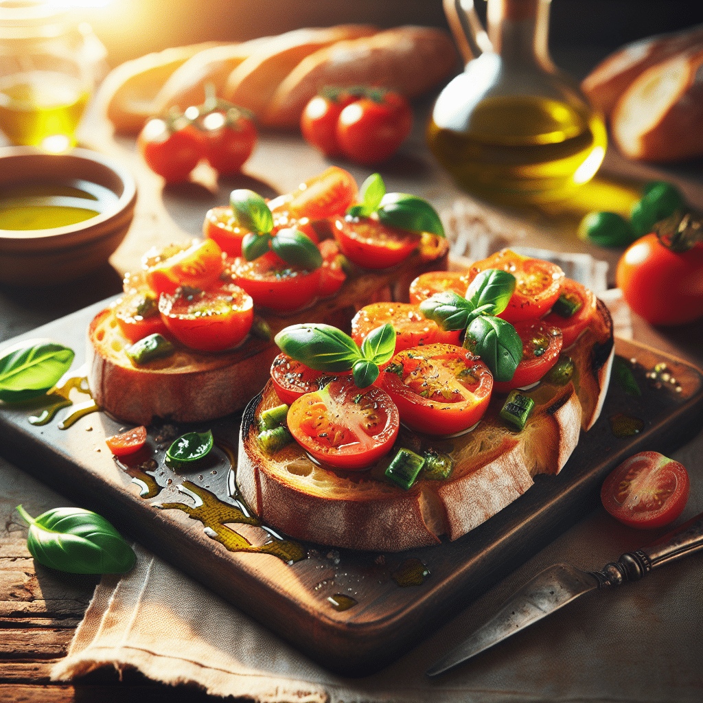 Découvrez notre recette de bruschetta au Airfryer : croustillante, savoureuse et rapide. Un apéritif italien revisité pour un résultat délicieux en quelques minutes.