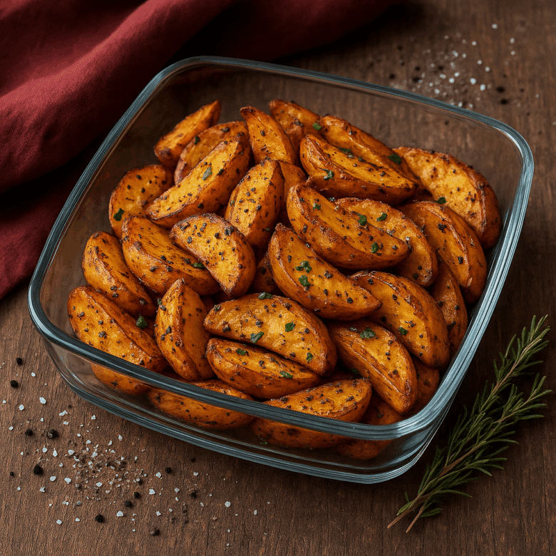 Découvrez une recette de pommes de terre rôties au Airfryer croustillantes et savoureuses. Un accompagnement facile et rapide pour vos repas.