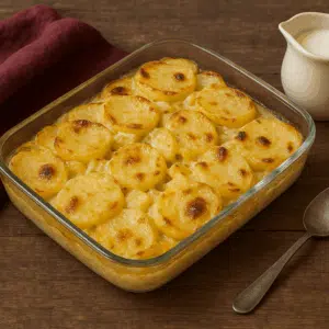Recette du gratin dauphinois au airfryer : simple, rapide et délicieux. Pommes de terre fondantes, crème onctueuse.
