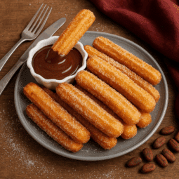 Découvrez la recette facile et croustillante des churros à l'Airfryer sans machine. Un dessert délicieux, prêt en quelques minutes.
