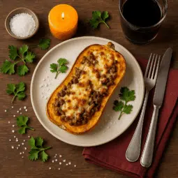 Découvrez notre recette de butternut farcie au Airfryer : savoureuse, rapide et saine. Un plat d'automne réconfortant et facile à préparer.