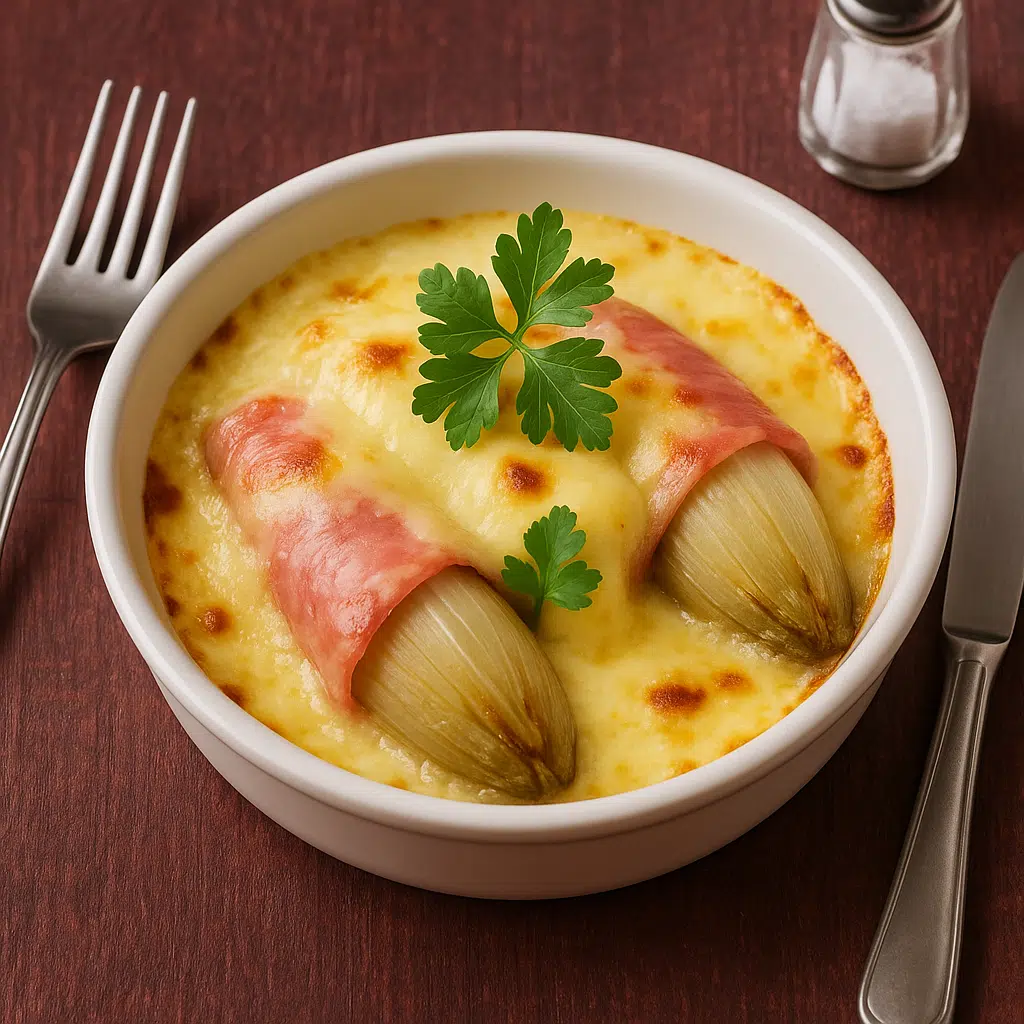 Découvrez la recette des endives au jambon au Airfryer : un plat familial revisité, facile et rapide à préparer !