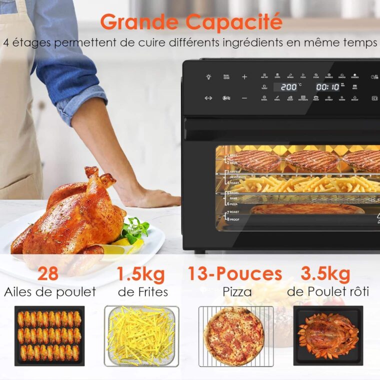 LLIVEKIT - Airfryer de 30L B0D9GRHLV7 – Image 4