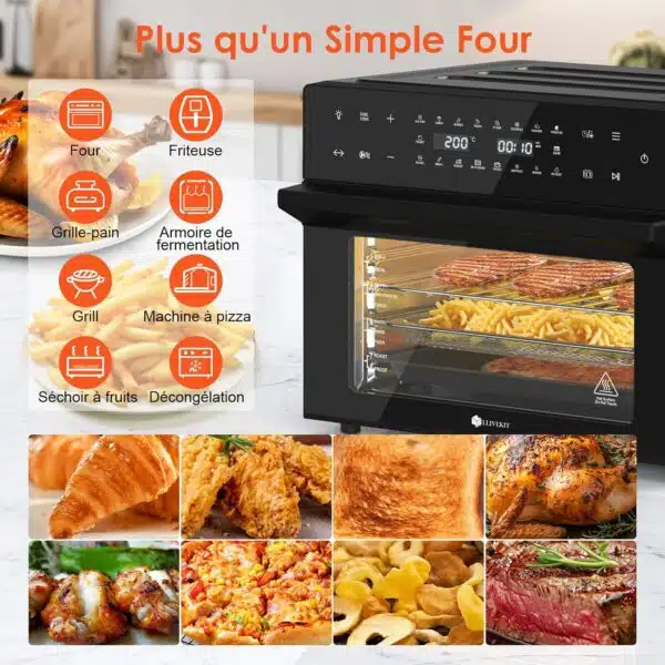 LLIVEKIT - Airfryer de 30L B0D9GRHLV7 – Image 5