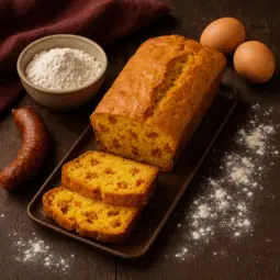 Craquez pour la recette du cake au chorizo au airfryer : moelleux, savoureux et prêt en quelques minutes avec l’Airfryer.