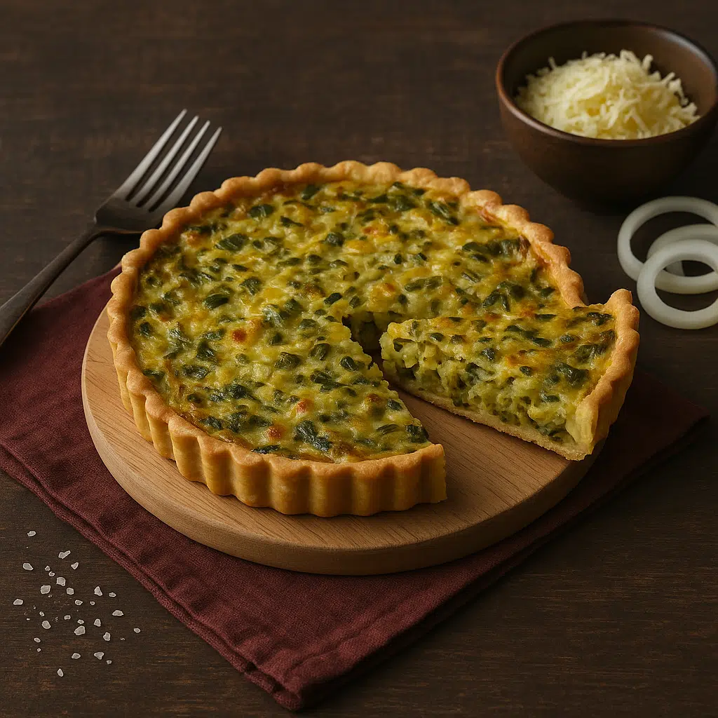 Craquez pour la tarte aux poireaux au airfryer : fondante, parfumée, facile à préparer ! Parfait pour un repas irrésistible.